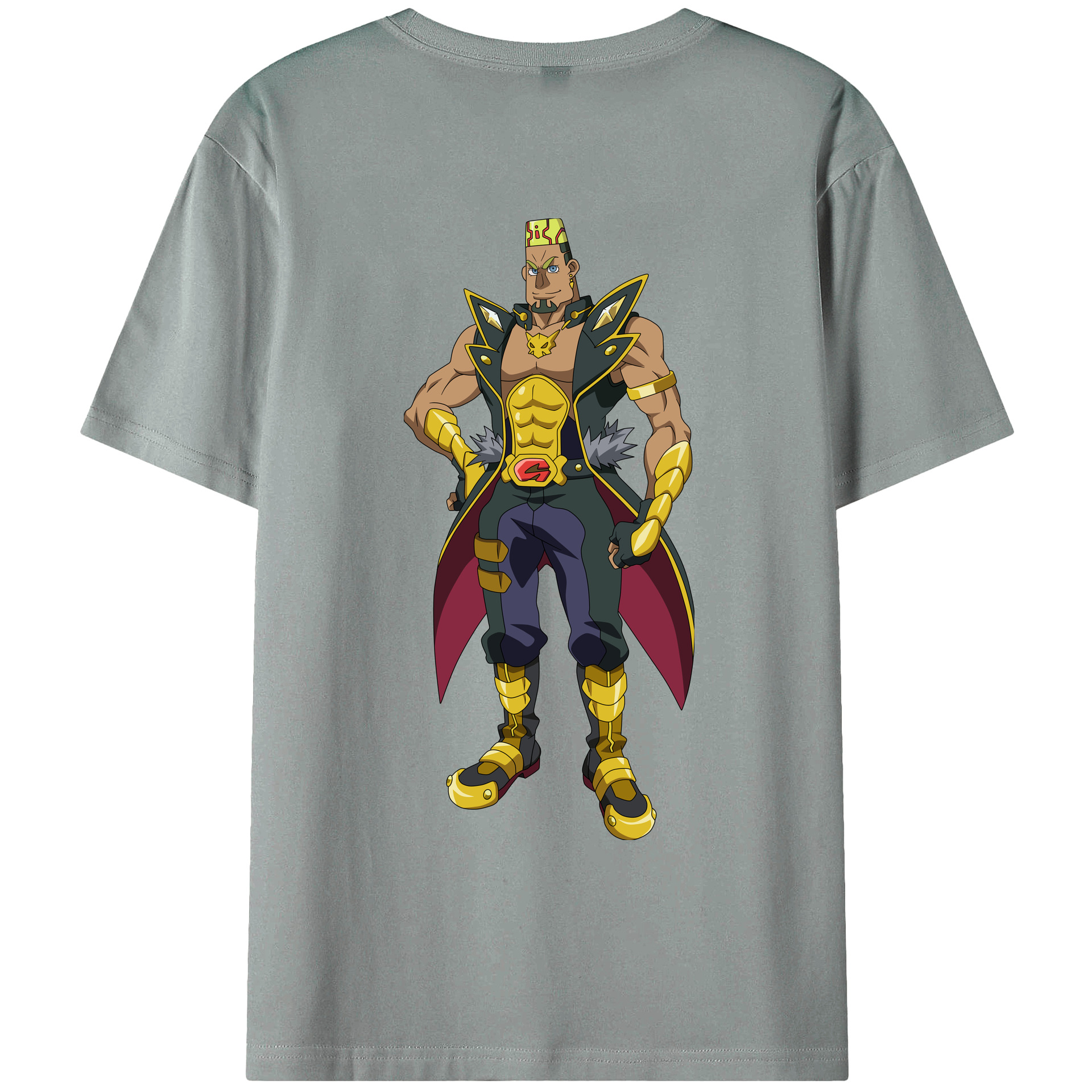 （画像用） 遊☆戯☆王 Yu-Gi-Oh! 綿100％ メンズ半袖Tシャツ（バックプリント） 通気性